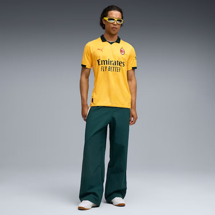 AC Milan Serie A Puma Men's Yellow 2025/26 Third Replica Jersey