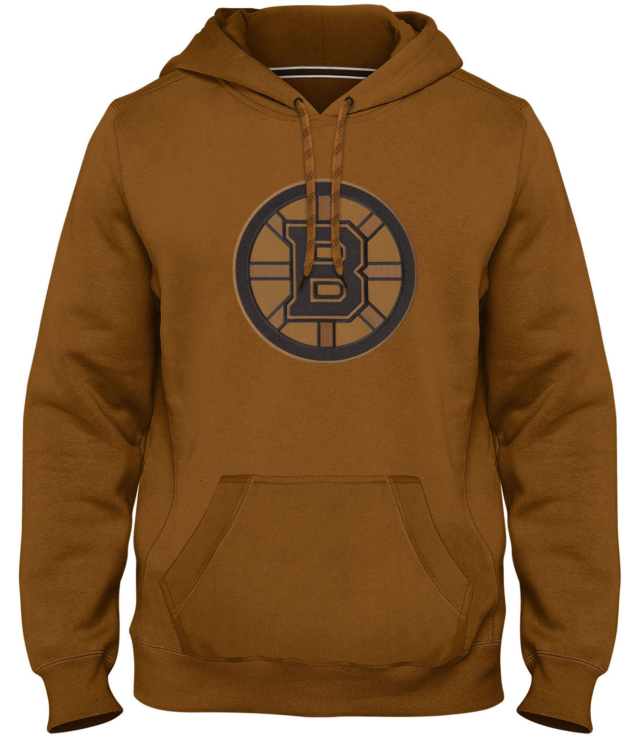 Boston Bruins NHL Bulletin Men's Tonal Dune Express Twill Logo Hoodie