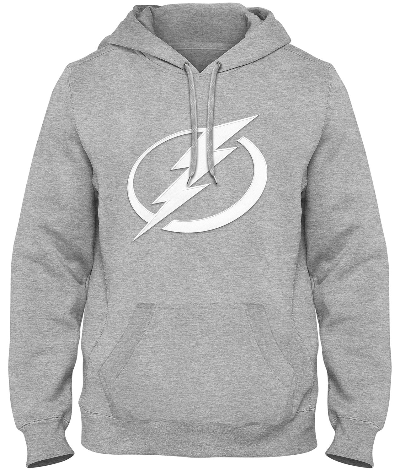 Tampa Bay Lightning NHL Bulletin Men's Athletic Grey Express Twill Logo Hoodie