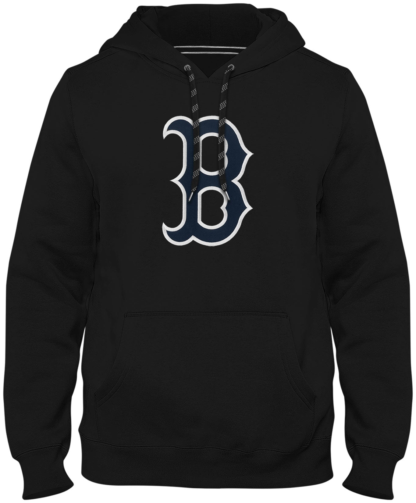 Boston Red Sox MLB Bulletin Men's Black Express Twill Logo Hoodie