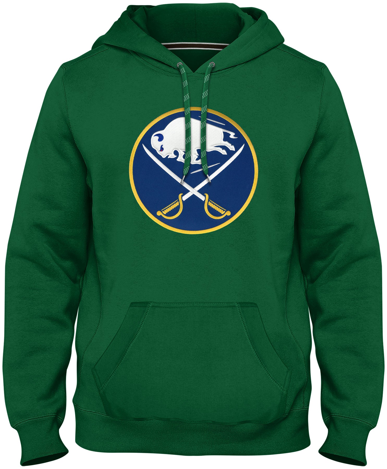 Buffalo Sabres NHL Bulletin Sweat à capuche vert avec logo en sergé Express pour hommes