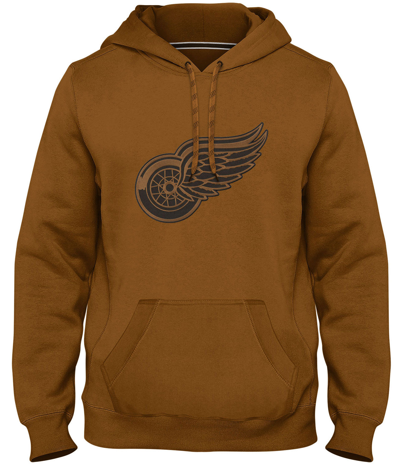 Detroit Red Wings NHL Bulletin Men's Tonal Dune Express Twill Logo Hoodie