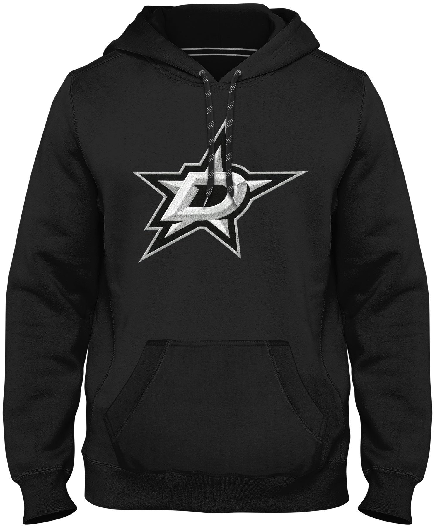 Sweat à capuche avec logo en sergé Express noir des Stars de Dallas NHL Bulletin pour hommes