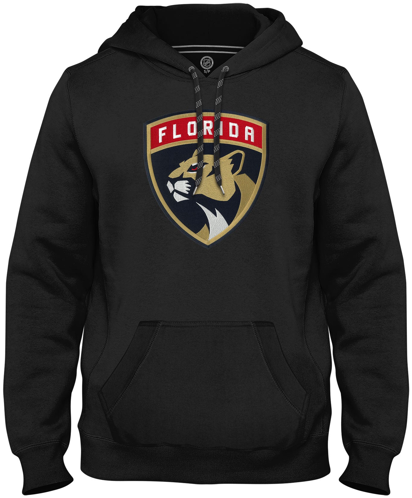 Sweat à capuche noir avec logo en sergé Express NHL Bulletin des Panthers de la Floride pour hommes