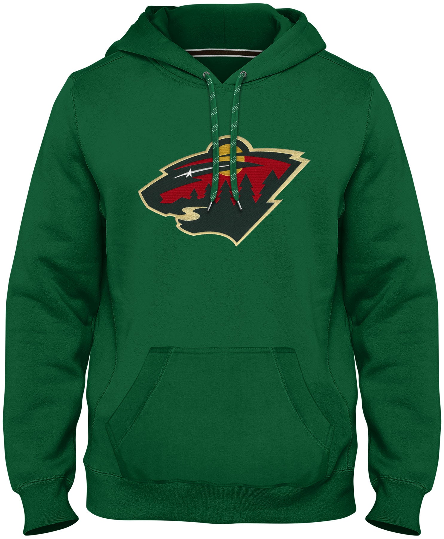 Sweat à capuche vert Express avec logo en sergé du Minnesota Wild NHL Bulletin pour hommes