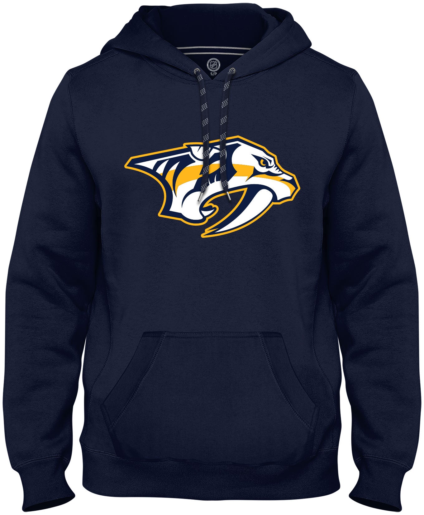 Sweat à capuche avec logo en sergé bleu marine Express NHL Bulletin des Predators de Nashville pour hommes