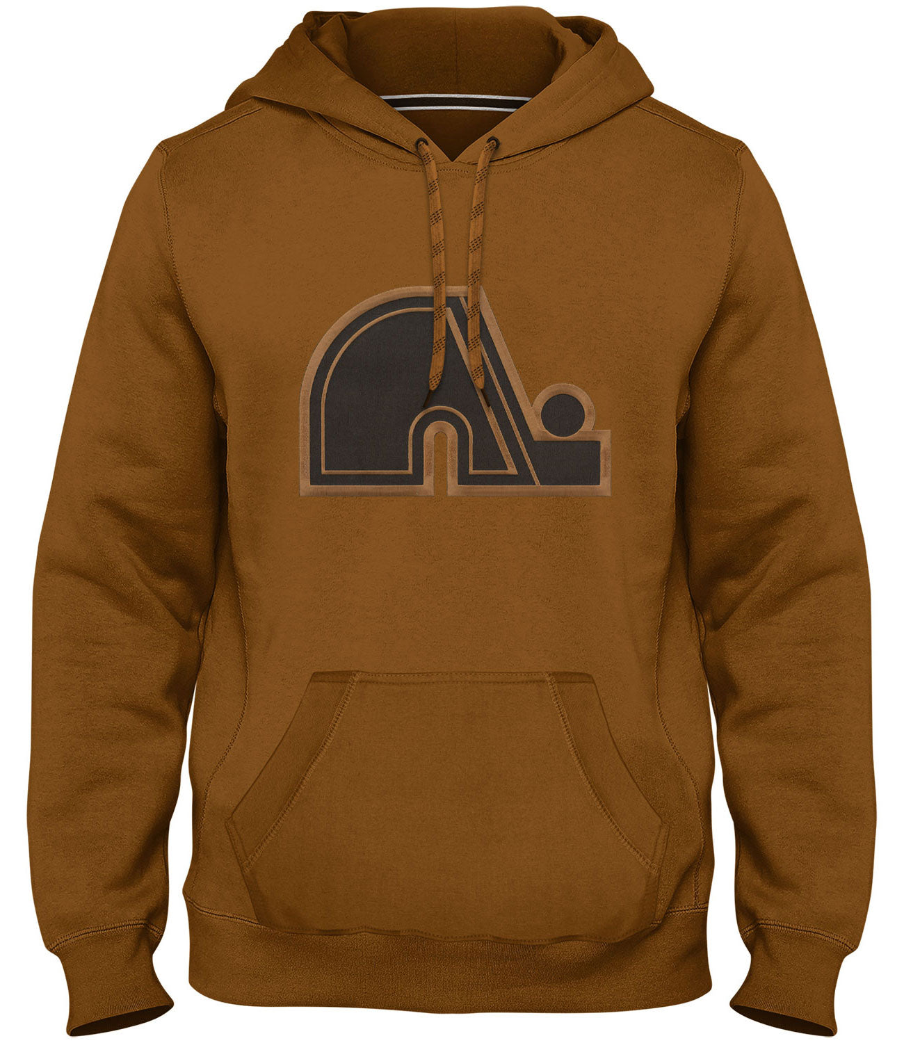 Quebec Nordiques NHL Bulletin Men's Tonal Dune Express Twill Logo Hoodie