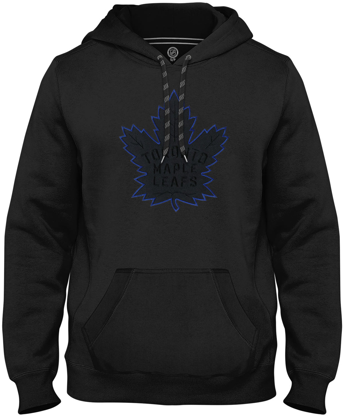 Toronto Maple Leafs NHL Bulletin Men's Black Back in Black Express Twill Logo Hoodie