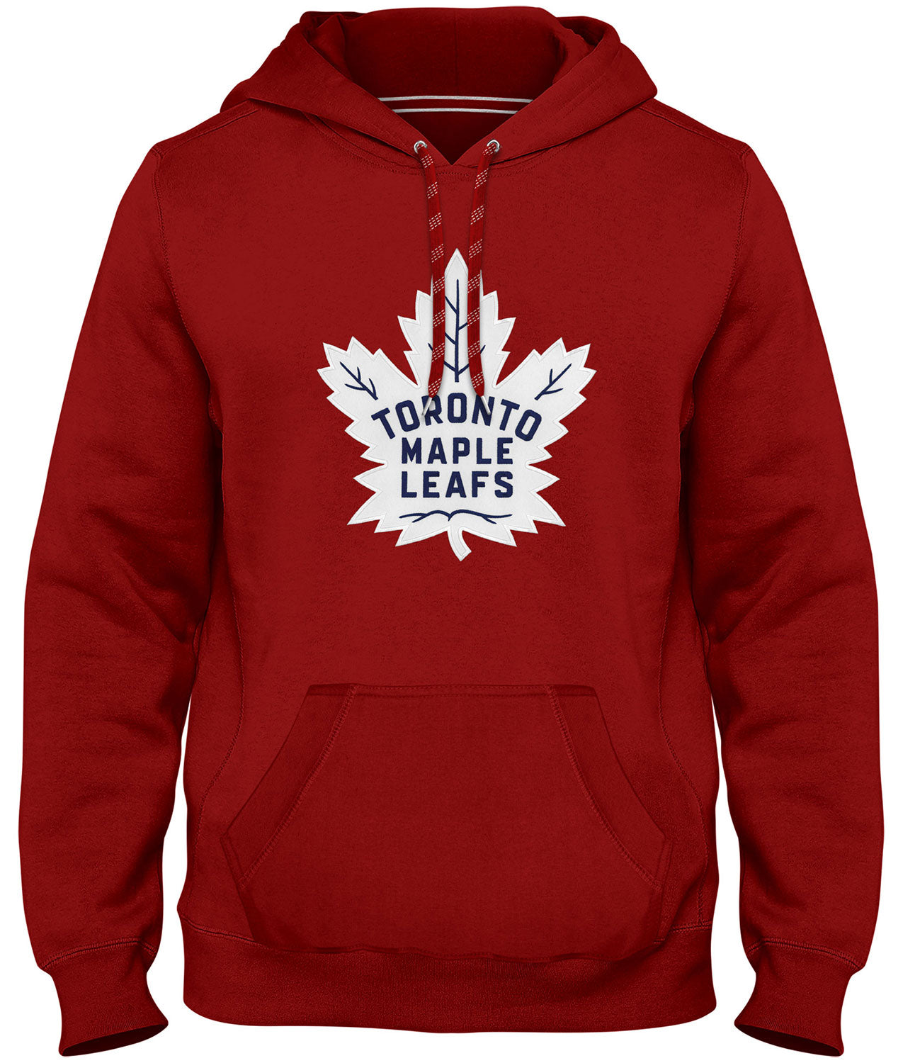 Toronto Maple Leafs NHL Bulletin Men's Red Express Twill Logo Hoodie