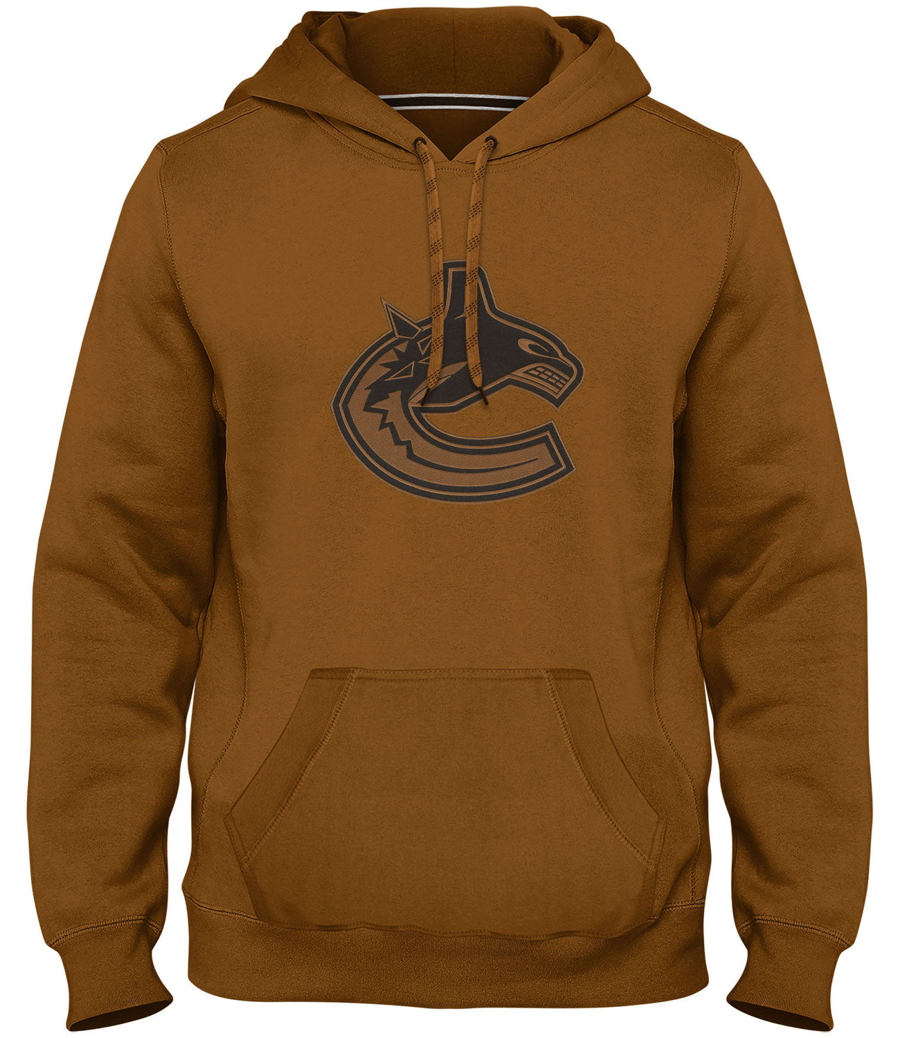 Sweat à capuche en sergé avec logo Dune Express ton sur ton pour homme des Canucks de Vancouver NHL Bulletin