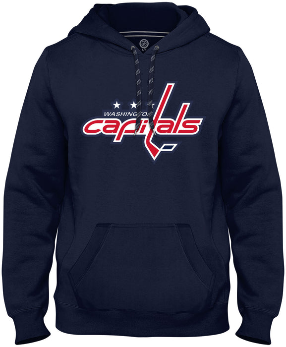 Washington Capitals NHL Bulletin Men's Navy Express Twill Logo Hoodie