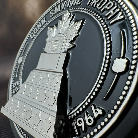 NHL Conn Smythe Ultra 3D Trophy Silver Medallion Hockey Puck