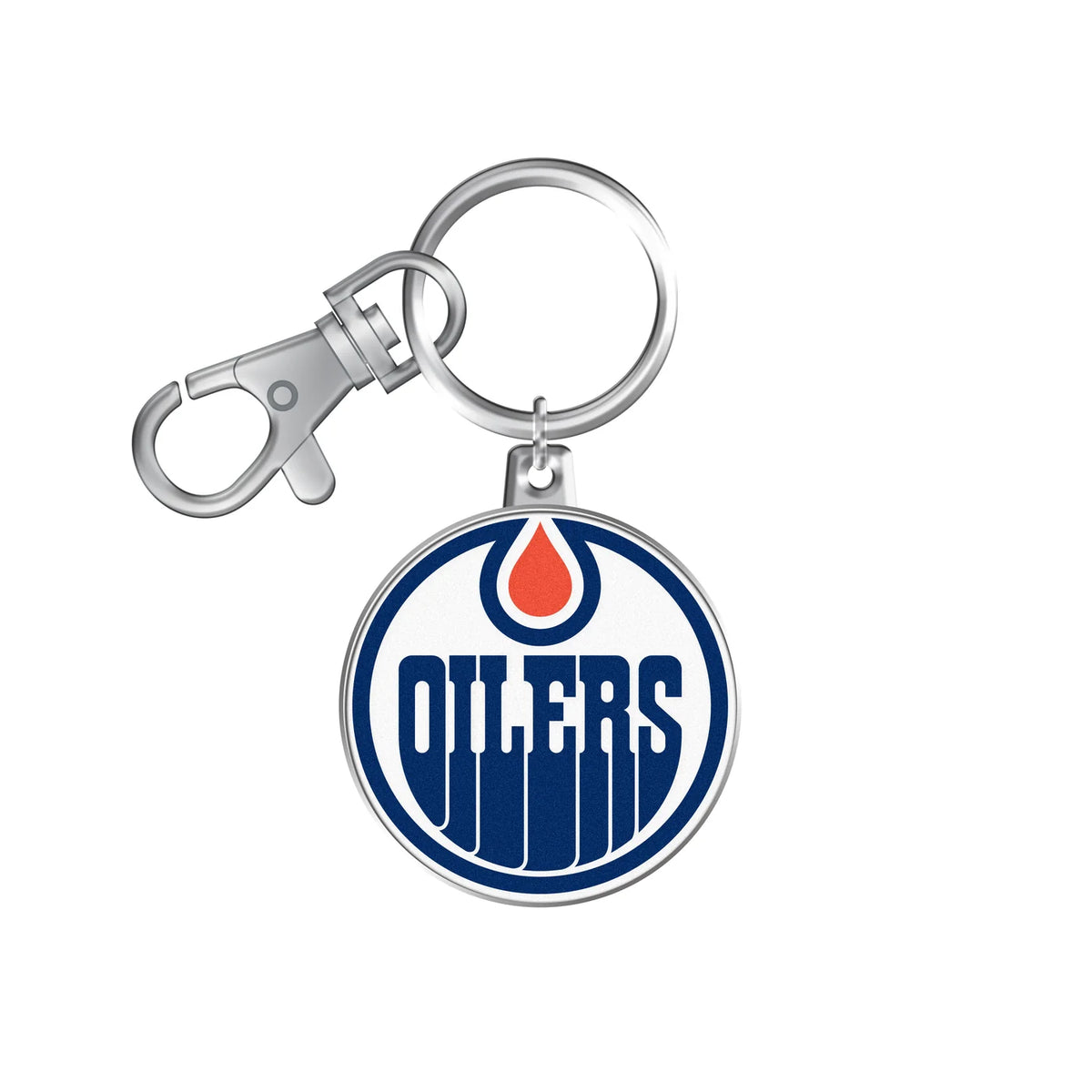 Edmonton Oilers NHL TSV Team Logo Keychain