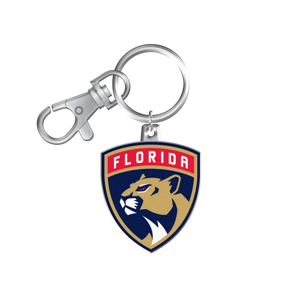 Florida Panthers NHL TSV Team Logo Keychain