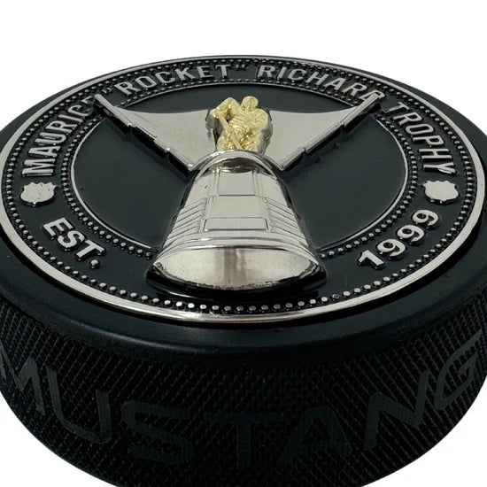 NHL Rocket Richard Ultra 3D Trophy Silver Medallion Hockey Puck