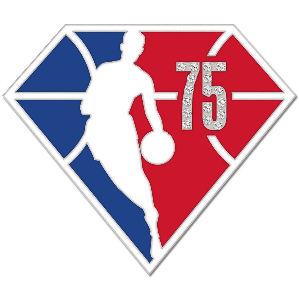 NBA WinCraft 75th Anniversary Collector Enamel Pin