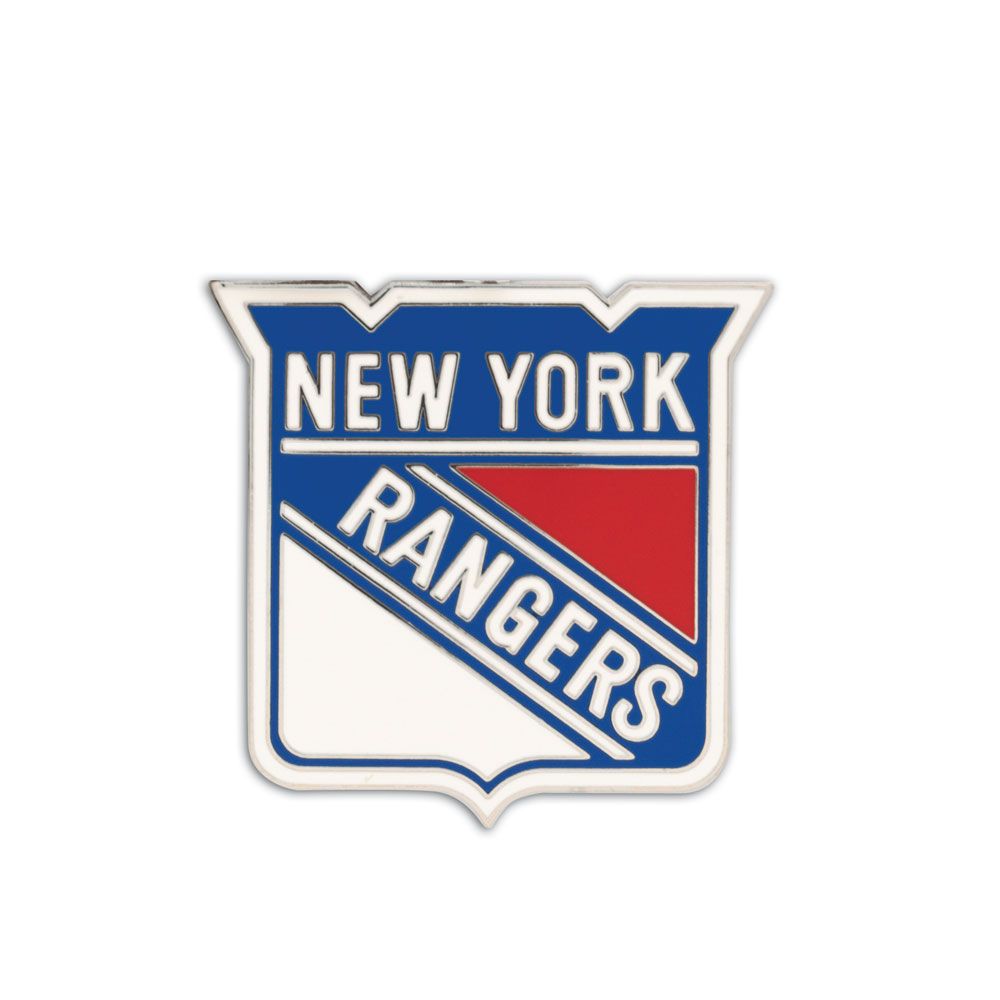 Épingle en émail de collection WinCraft des Rangers de New York LNH