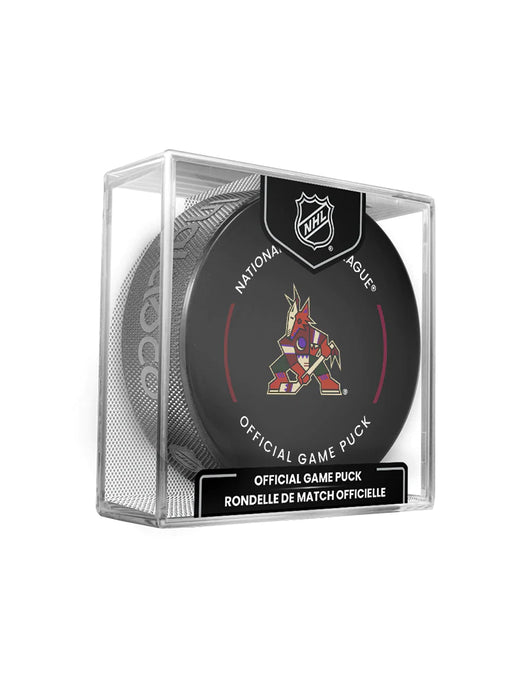 Arizona Coyotes NHL Inglasco 2023-24 Officially Licensed Game Hockey Puck