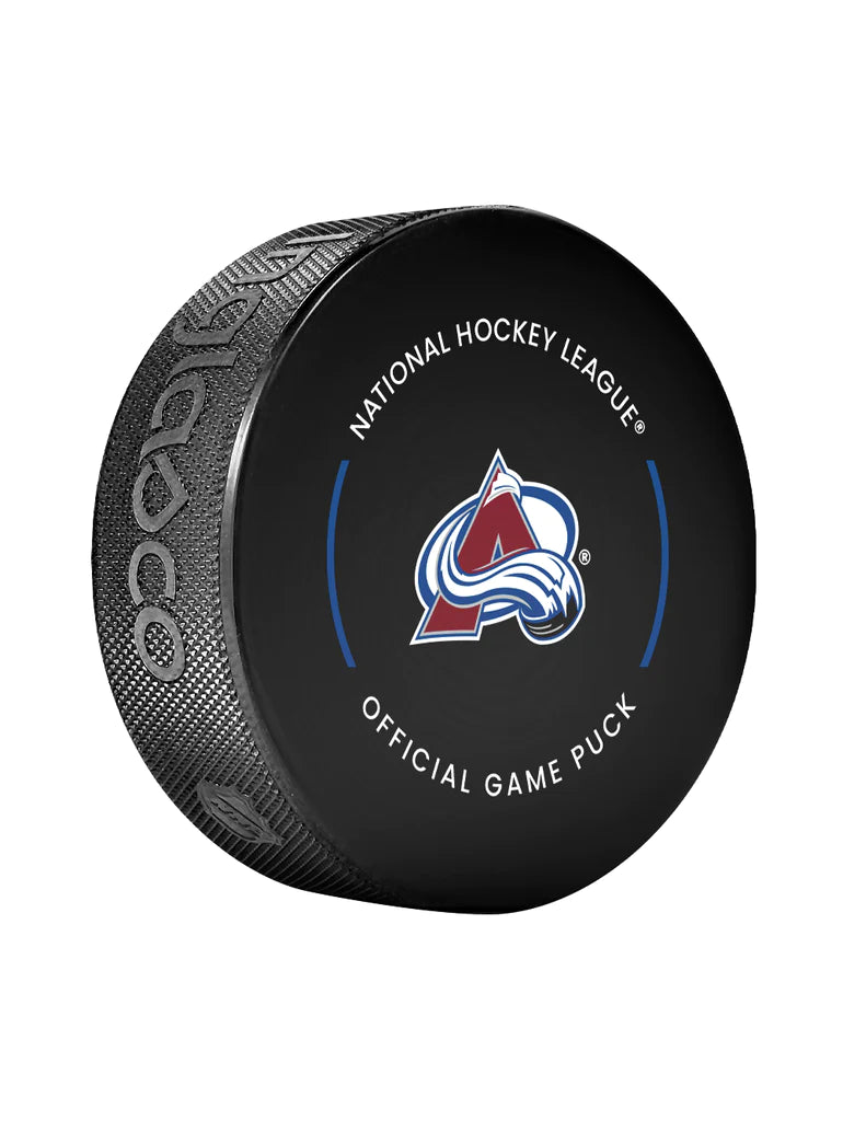 Colorado Avalanche NHL Inglasco 2024-25 Officially Licensed Game Hockey Puck