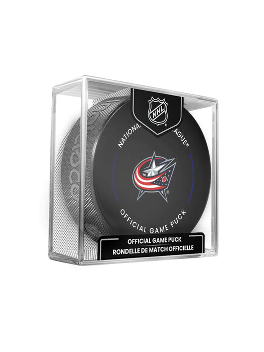Columbus Blue Jackets NHL Inglasco 2023-24 Officially Licensed Game Hockey Puck
