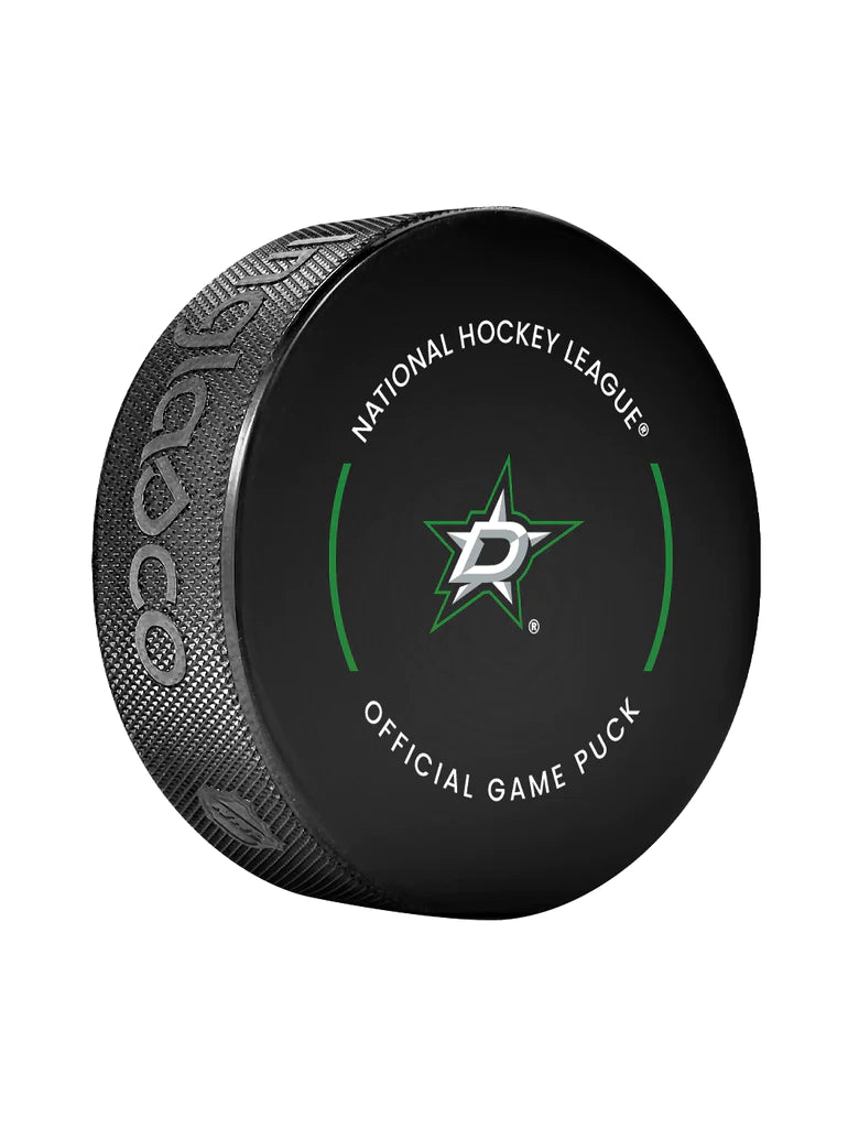 Rondelle de hockey sous licence officielle NHL Inglasco 2024-25 des Dallas Stars