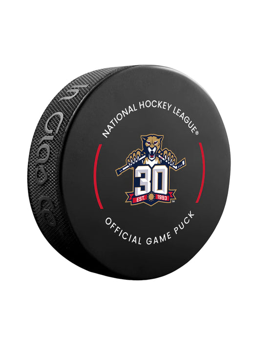 Florida Panthers NHL Inglasco 30th Anniversary 2023-24 Officially Licensed Game Hockey Puck