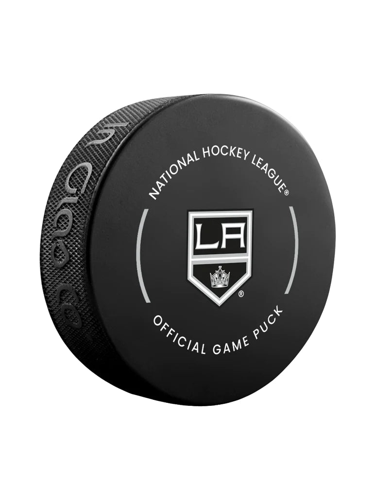 Los Angeles Kings NHL Inglasco 2023-24 Rondelle de hockey sous licence officielle