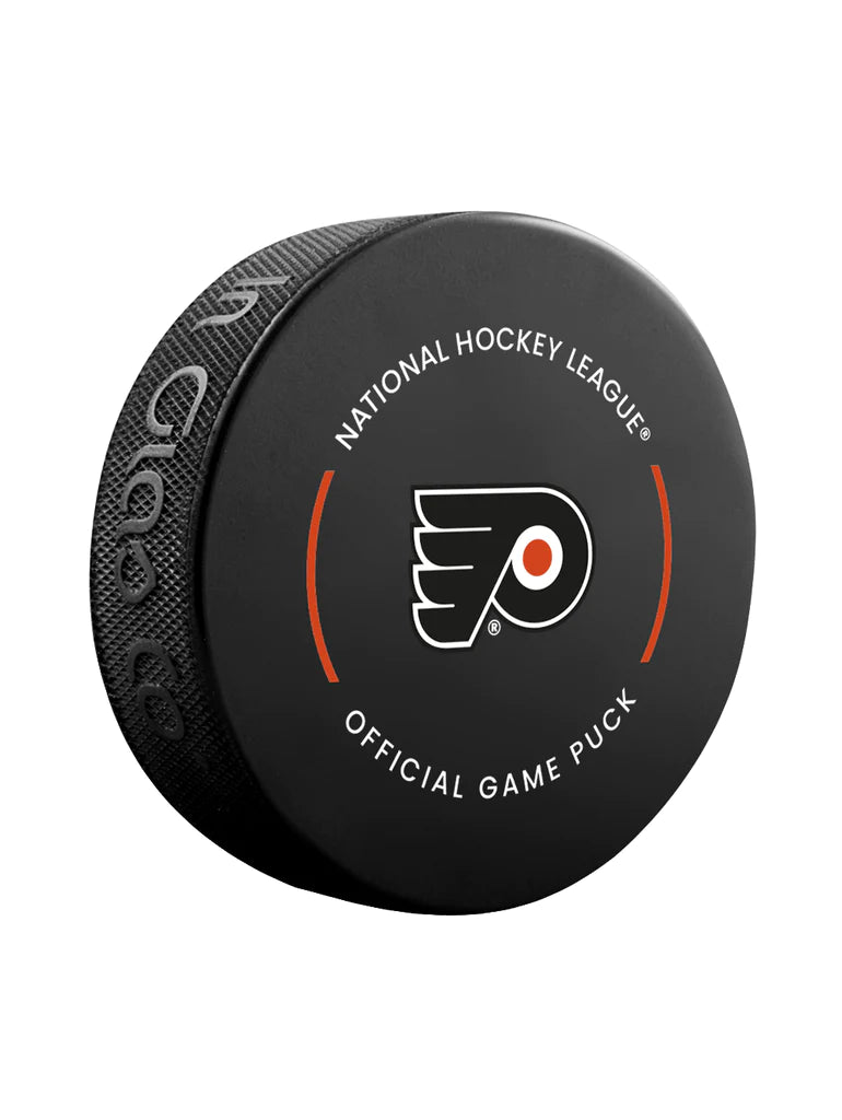 Philadelphia Flyers NHL Inglasco 2024-25 Officially Licensed Game Hockey Puck