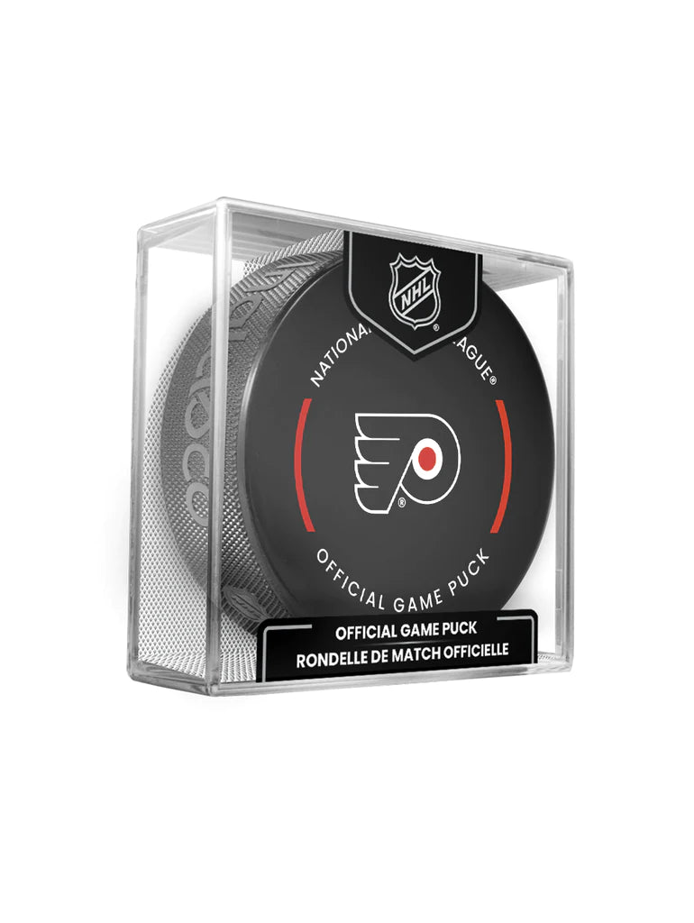 Philadelphia Flyers NHL Inglasco 2024-25 Officially Licensed Game Hockey Puck