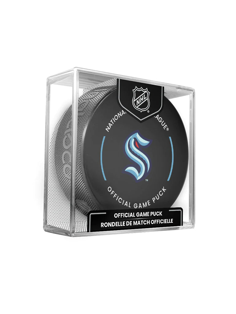 Seattle Kraken NHL Inglasco 2024-25 Officially Licensed Game Hockey Puck