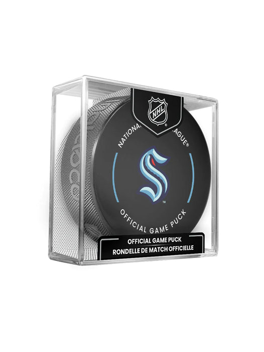 Seattle Kraken NHL Inglasco 2023-24 Officially Licensed Game Hockey Puck