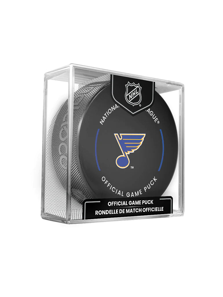 St. Louis Blues NHL Inglasco 2024-25 Officially Licensed Game Hockey Puck