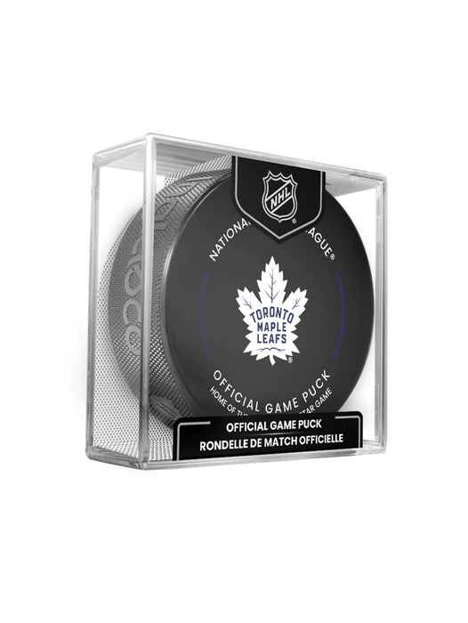 Toronto Maple Leafs NHL Inglasco Home of the All-Star Game 2023-24 Officially Licensed Game Hockey Puck