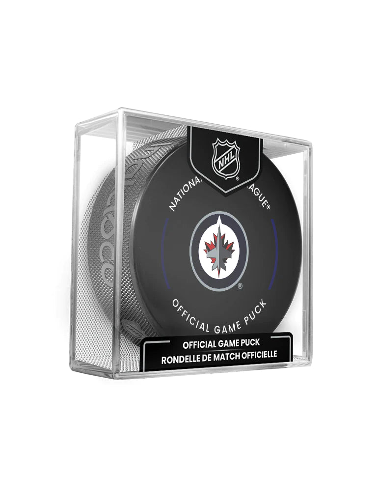 Winnipeg Jets NHL Inglasco 2024-25 Officially Licensed Game Hockey Puck