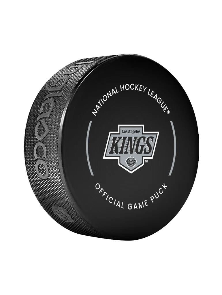 Los Angeles Kings NHL Inglasco 2024-25 Officially Licensed Game Hockey Puck