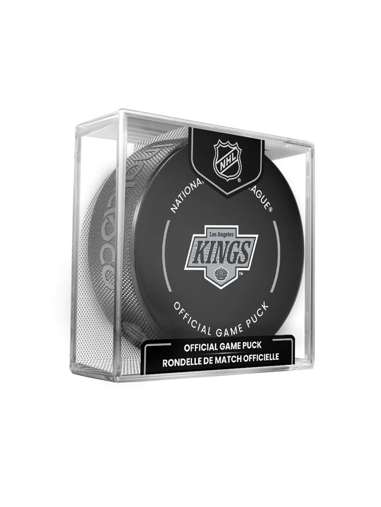 Los Angeles Kings NHL Inglasco 2024-25 Officially Licensed Game Hockey Puck