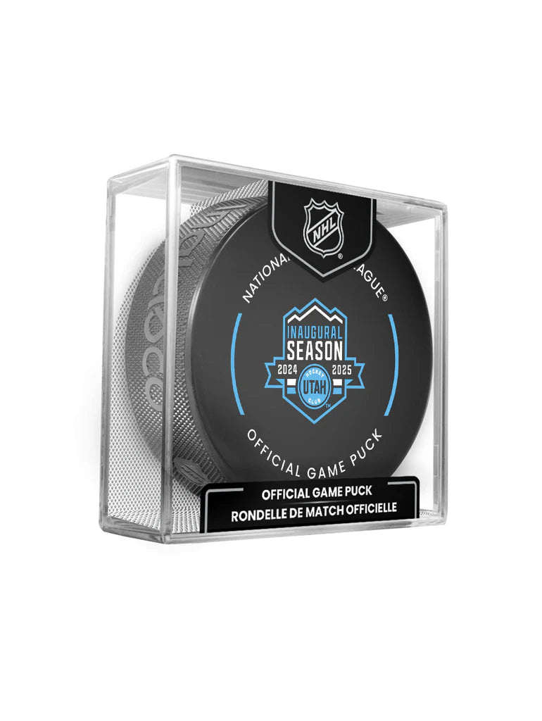 Utah Hockey Club NHL Inglasco 2024-25 Inaugural Season Officially Licensed Game Hockey Puck