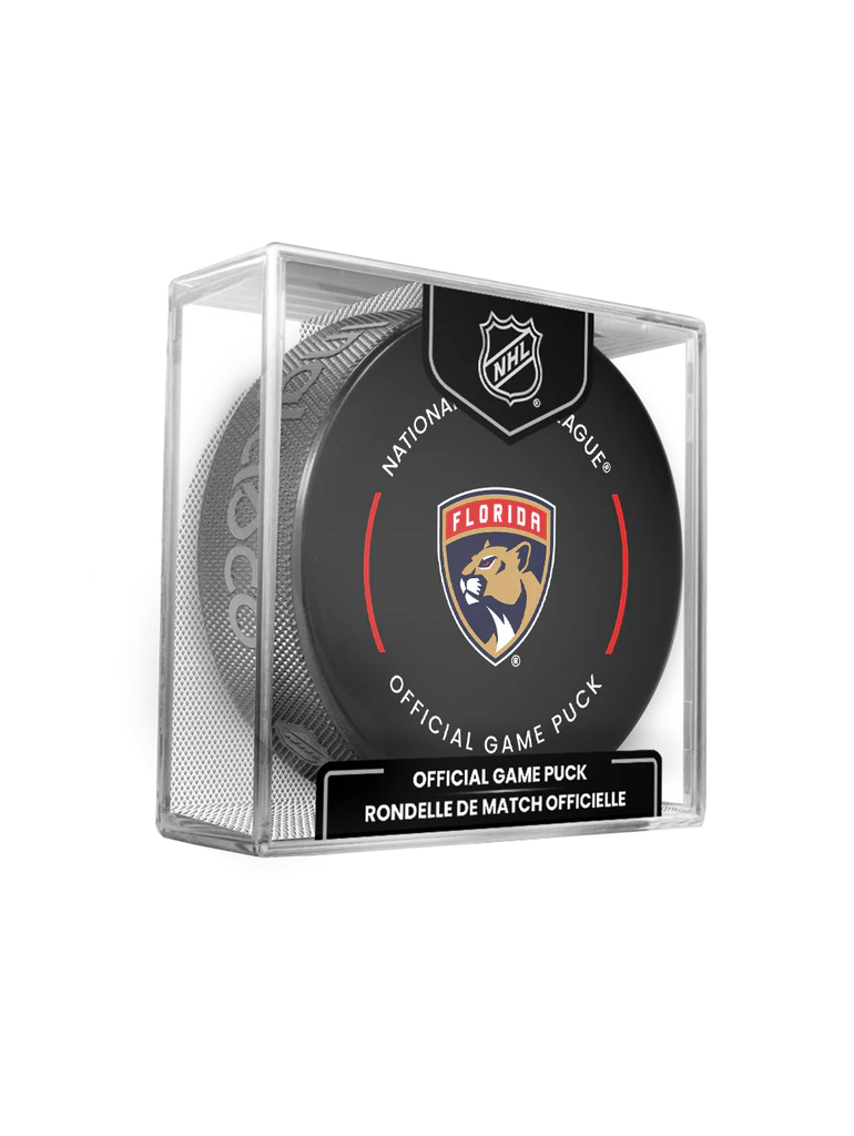 Florida Panthers NHL Inglasco 2024-25 Officially Licensed Game Hockey Puck