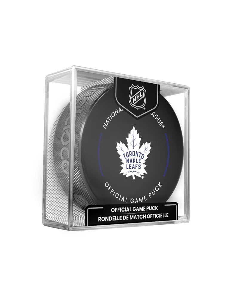 Toronto Maple Leafs NHL Inglasco 2024-25 Officially Licensed Game Hockey Puck