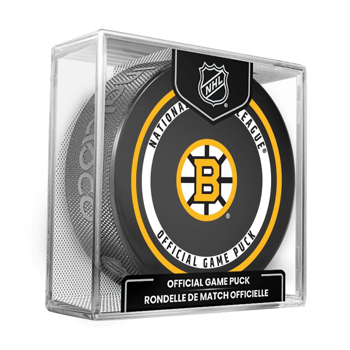 Boston Bruins NHL Inglasco 2026-27 Officially Licensed Game Hockey Puck