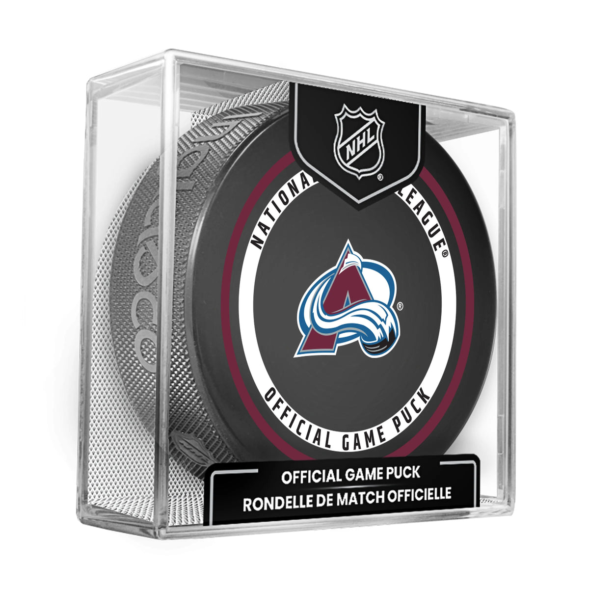Colorado Avalanche NHL Inglasco 2026-27 Officially Licensed Game Hockey Puck