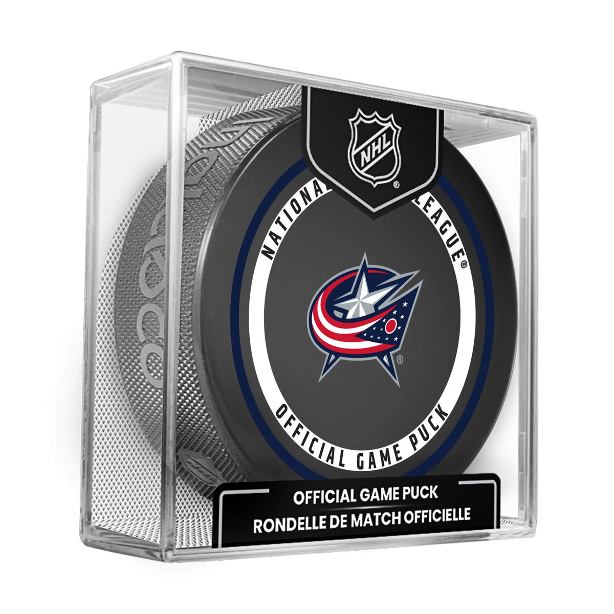 Columbus Blue Jackets NHL Inglasco 2026-27 Officially Licensed Game Hockey Puck