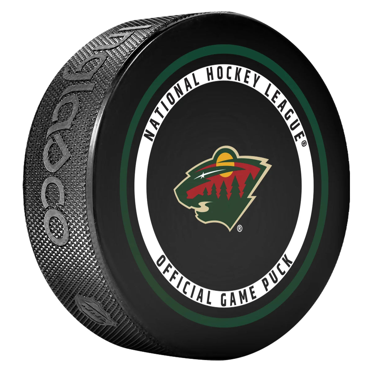 Minnesota Wild NHL Inglasco 2026-27 Officially Licensed Game Hockey Puck