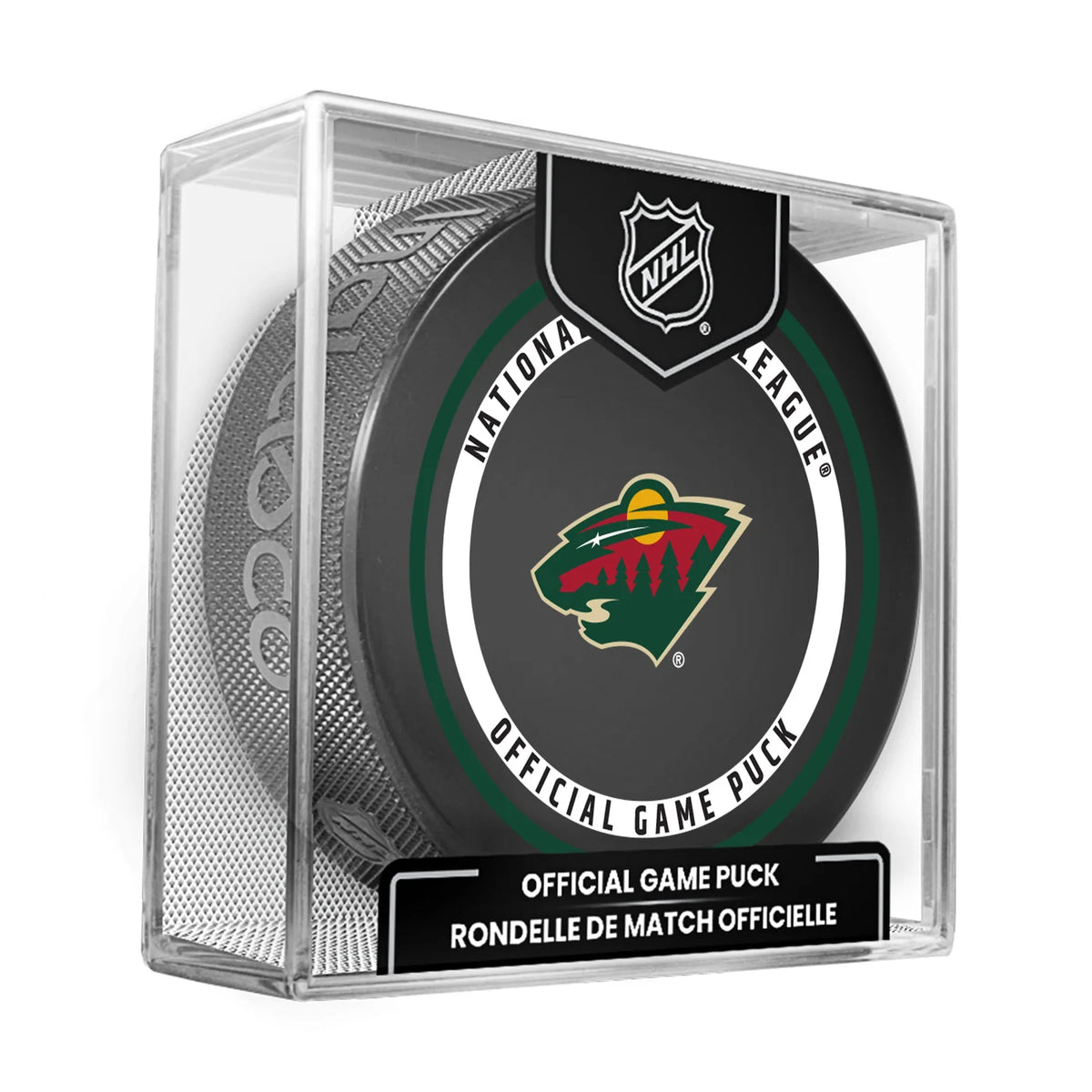 Minnesota Wild NHL Inglasco 2026-27 Officially Licensed Game Hockey Puck