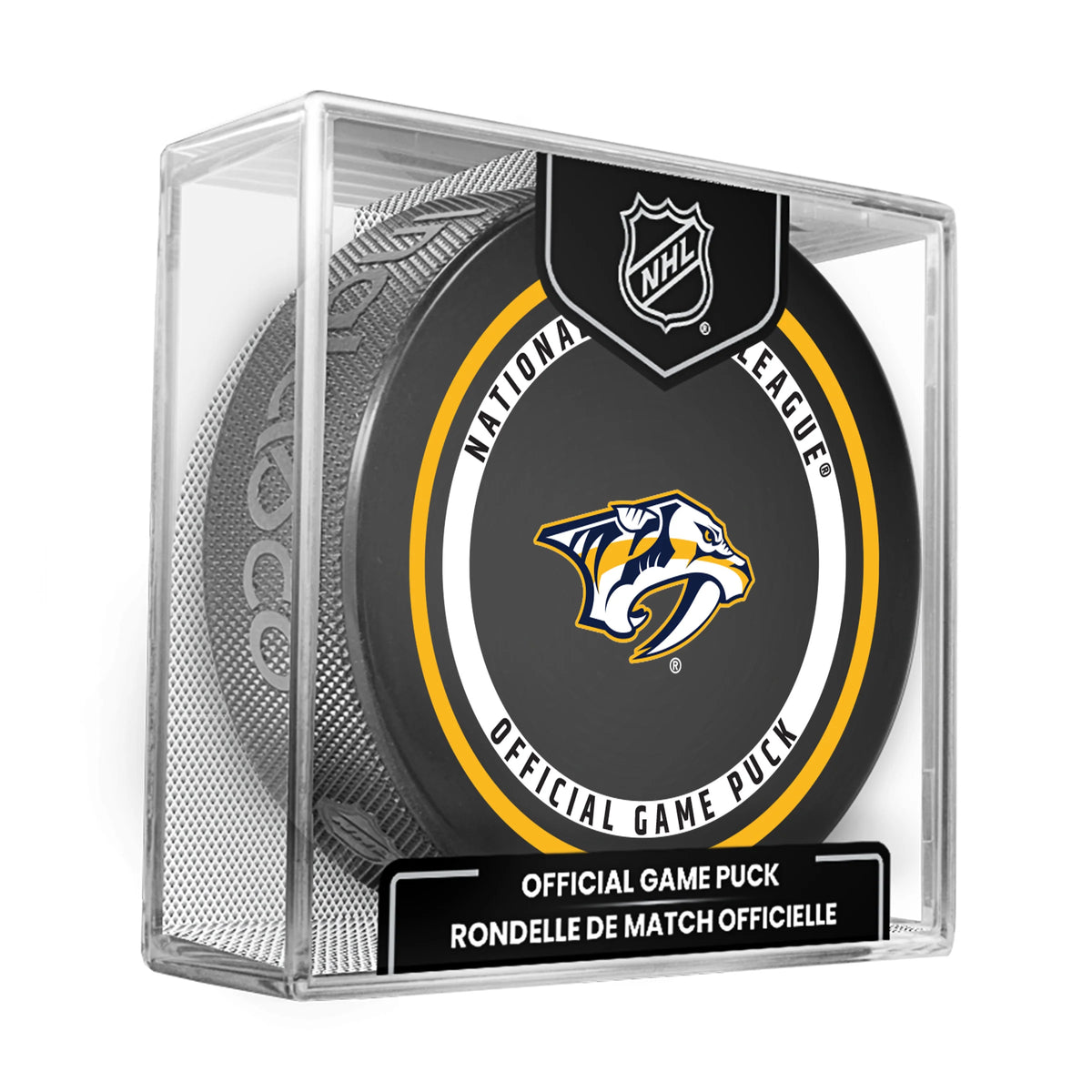 Nashville Predators NHL Inglasco 2026-27 Officially Licensed Game Hockey Puck