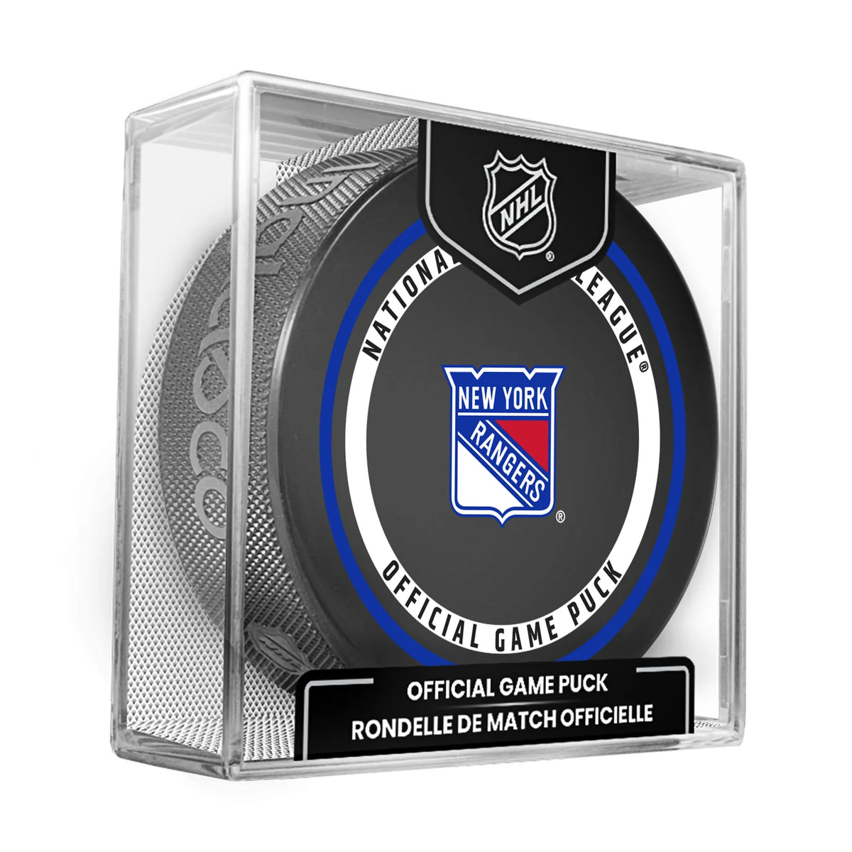 New York Rangers NHL Inglasco 2026-27 Officially Licensed Game Hockey Puck
