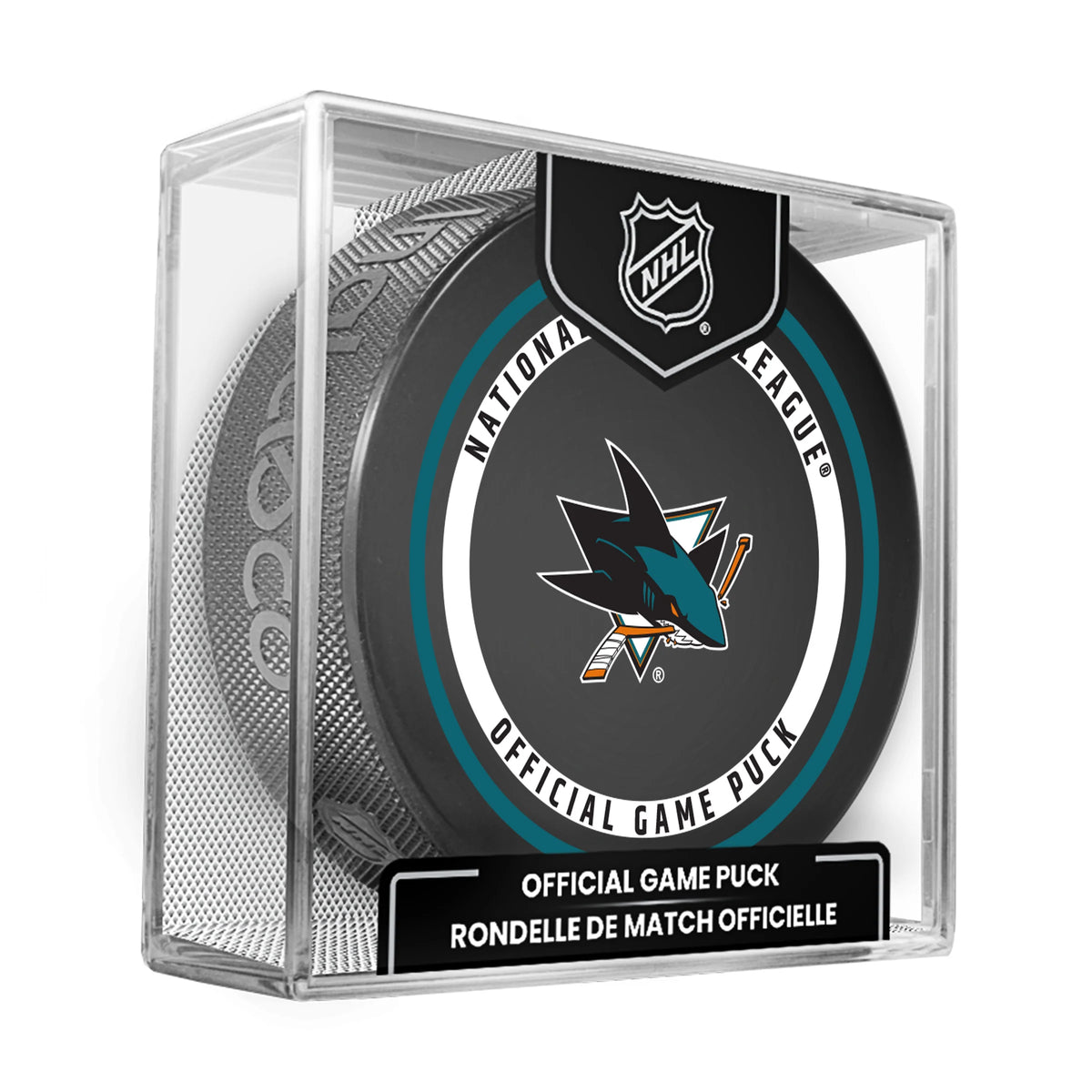 San Jose Sharks NHL Inglasco 2026-27 Officially Licensed Game Hockey Puck