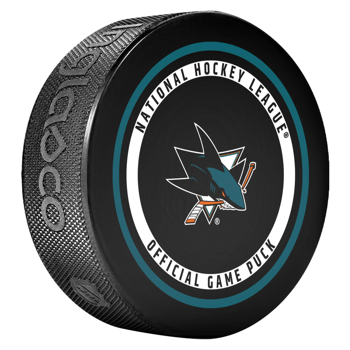 San Jose Sharks NHL Inglasco 2026-27 Officially Licensed Game Hockey Puck