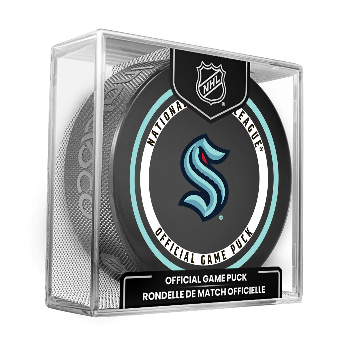 Seattle Kraken NHL Inglasco 2026-27 Officially Licensed Game Hockey Puck