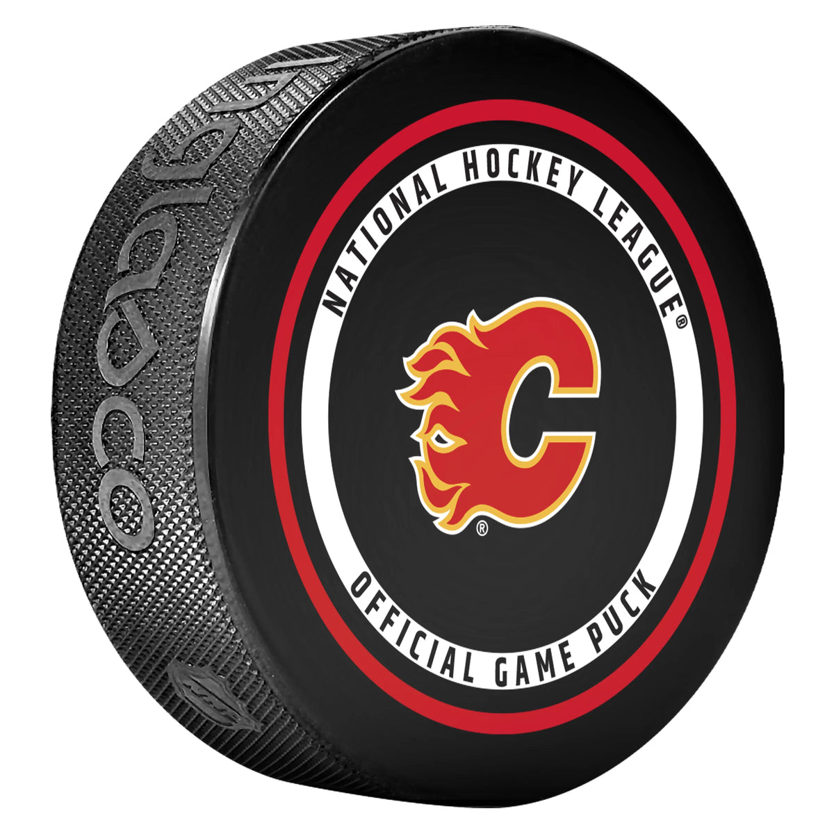 Calgary Flames NHL Inglasco 2026-27 Officially Licensed Game Hockey Puck